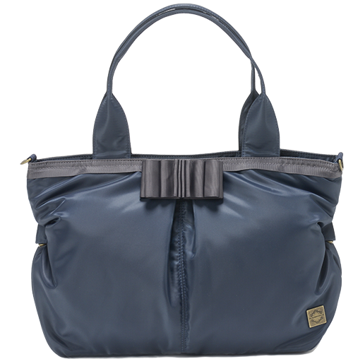 HARVEST HILLS ママコラボ リボントートバック NAVY